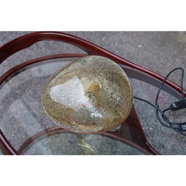 Pulegoso Murano Glass Table Lamp from Veart, 1970 For Sale - Image 9 of 12