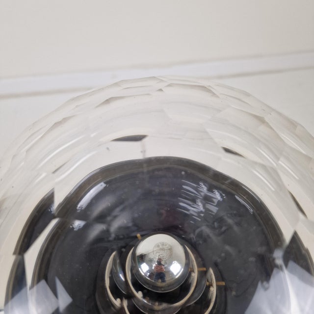 Mid-Century Italian Space Age Convertible Table or Ceiling Lamp attributed to Pia Guidetti Crippa for Lumi, 1960s For Sale - Image 10 of 12