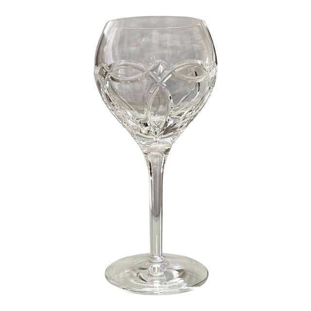 Waterford Clannad Crystal White Wine Glass For Sale