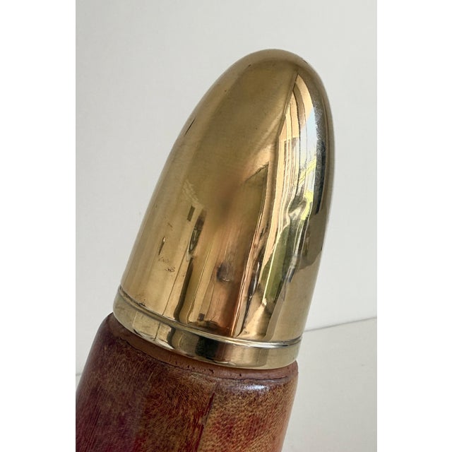 1950s Attributed to Aldo Tura Bullet Cocktail Shaker For Sale In Palm Springs - Image 6 of 10