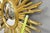 Vintage Italian Hollywood Regency Gold Gilt Sunburst Convex Bullseye Wall Mirror For Sale - Image 14 of 15