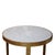 19th Century Table With Antique Gold Base & White Marble Top (Large) For Sale - Image 4 of 5