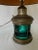 1950s Florida Nautical Ship Lantern Lamp With Original Sintzenich Lamp Shade For Sale - Image 4 of 11