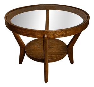 Round Coffee Table by Karel Koželka & Antonín Kropáček, Former Czechoslovakia, 1944