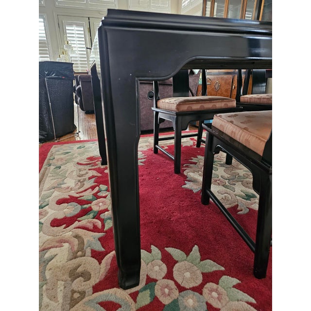 Century Furniture by Raymond Sabota Chin Hua Dining Table For Sale - Image 10 of 17