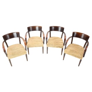Catalog H-224 Chairs by Jindřich Halabala, Czechoslovakia, 1930s, Set of 4 For Sale