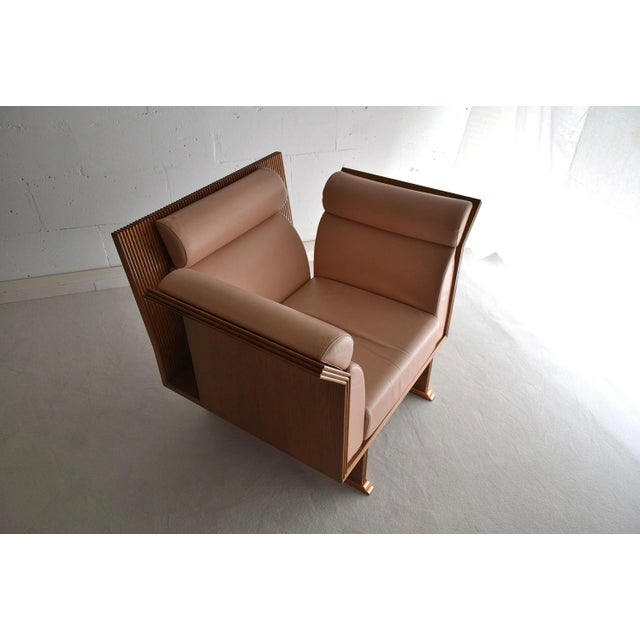 Set of Poltrona Pretenziosa Lounge Chairs by Ugo la Pietra for Busnelli, 1983 For Sale - Image 10 of 11
