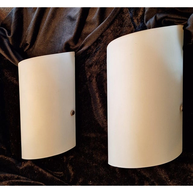 Vintage Wall Lamps in Glass by Honsel, 2000s, Set of 2 For Sale - Image 6 of 8