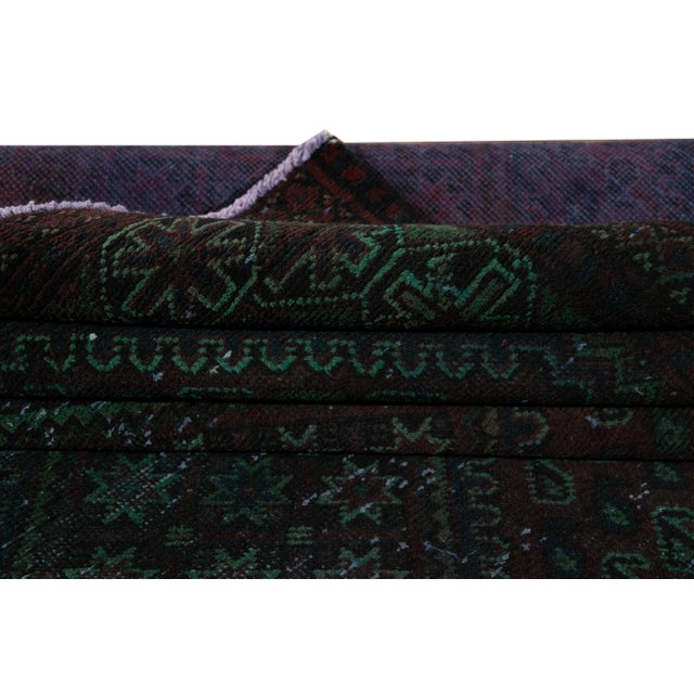 Early 21st Century 21st Century Modern Overdyed Wool Rug 7 X 10 For Sale - Image 5 of 13