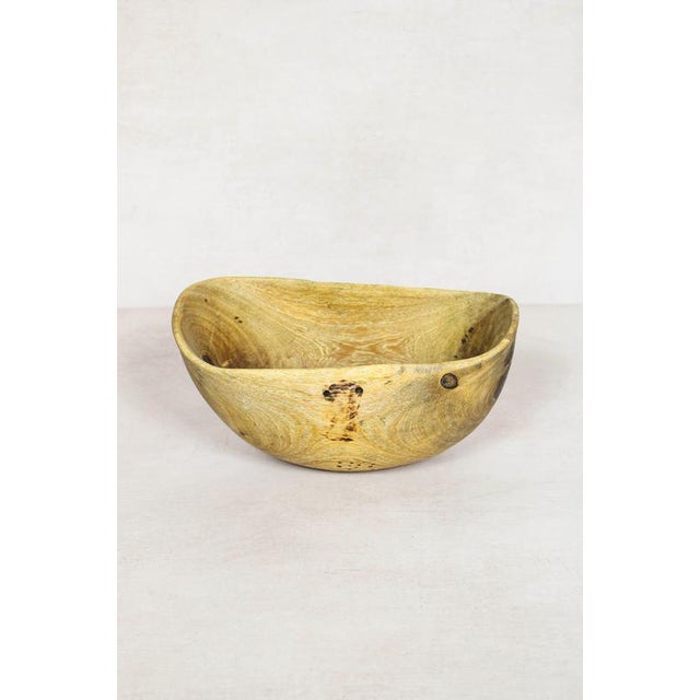 Turkana Bowl in Handcarved Wood For Sale - Image 5 of 5
