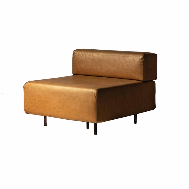 Wood Mid 20th Century Harvey Probber Modular Sectional Cubo Chair For Sale - Image 7 of 7