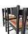 Carimate Dining Suite, in Rush and Black Ebony by Vico Magistretti for Habitat, 1964, Set of 5 For Sale - Image 13 of 15