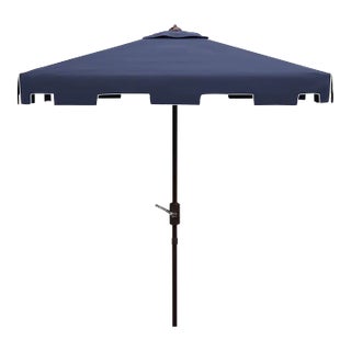Zimmerman 7.5 Square Umbrella - Navy/White For Sale