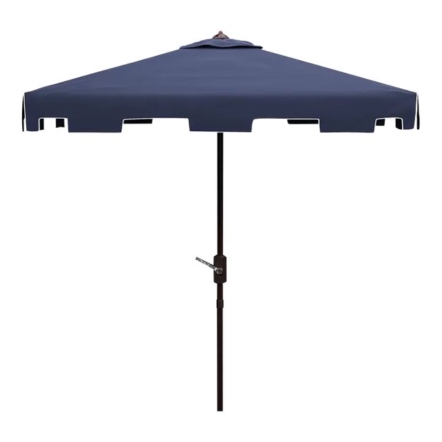 Zimmerman 7.5 Square Umbrella - Navy/White For Sale