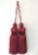 Textile Pair of Ruby Red Key Tassels With Satin and Cut Velvet Details For Sale - Image 7 of 15