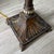 1980s Hollywood Regency Berman Gilded Floor Lamp With Amber Mosaic Glass Urn For Sale In Jacksonville, FL - Image 6 of 11