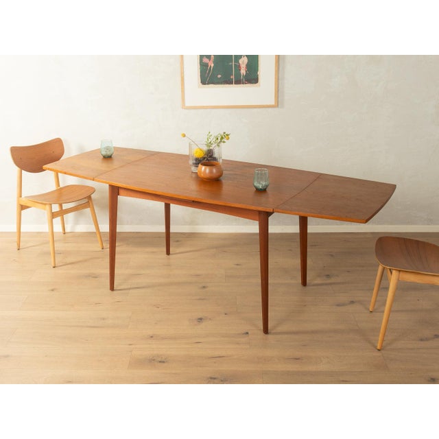 1960s Mid-Century Dining Table Very good workmanshipHigh-quality materialsMade in Germany Table Underside: 65.0 cm Width:...