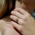 Gold Kai Snake Protection 2ct Emerald-Cut Lab-Grown Diamond East-West Ring in 14k Gold (All Sizes Available) For Sale - Image 8 of 9