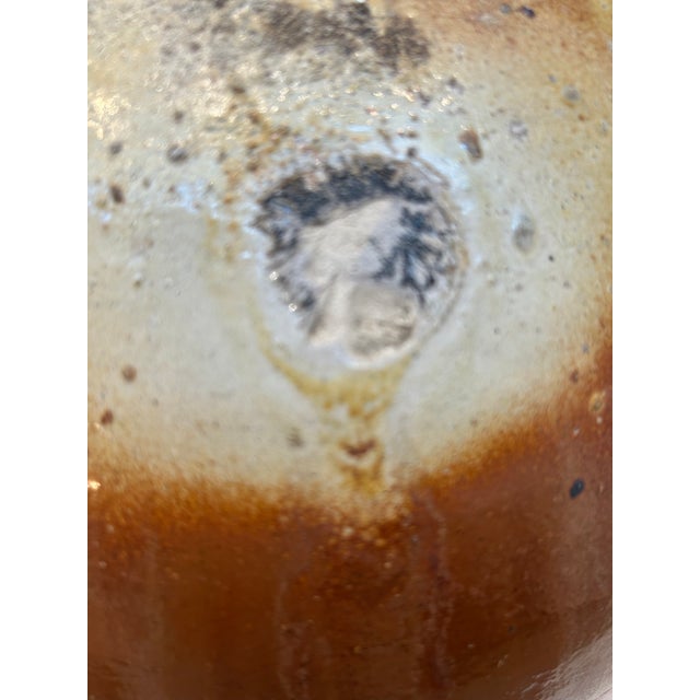Large 19th-Century Two-Tone Salt-Glazed Stoneware Jug For Sale - Image 12 of 12