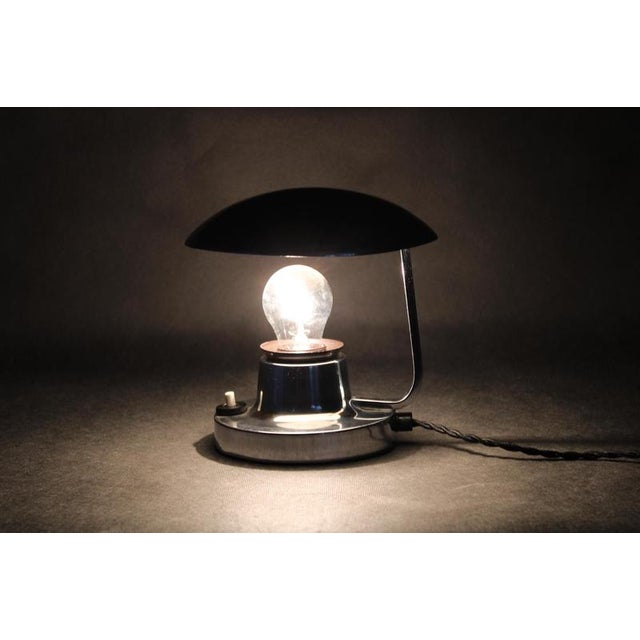 Bauhaus Adjustable Table Lamp from Napako, Czechoslovakia, 1940s For Sale - Image 11 of 12