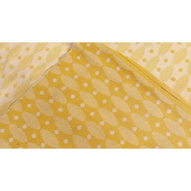 Textile Doris Leslie Blau Midcentury Swedish Yellow Double Sided Fragment Rug For Sale - Image 7 of 7