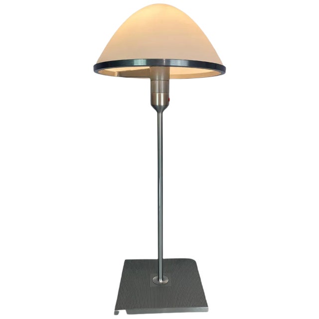 Italian Table Lamp with Metal Frame For Sale