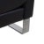 Rolf Benz Ego Leather Three-Seater Black Sofa Couch For Sale - Image 4 of 11