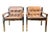Mid-Century Modern Chrome and Leather Safari Lounge Chairs - A Pair For Sale - Image 4 of 12