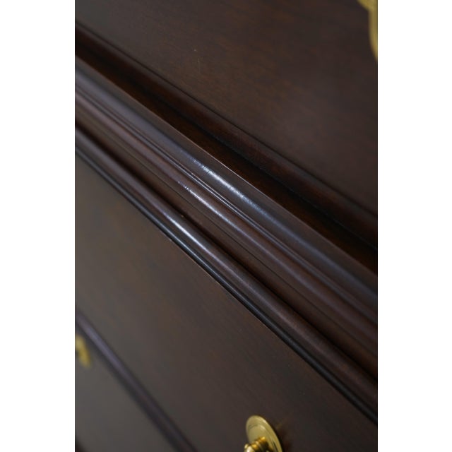 Harden 7 Drawer Cherry Triple Style Chest on Chest For Sale - Image 11 of 15