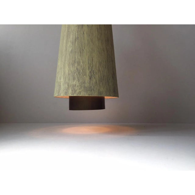 Lyfa Danish Brass Pendant Light from Lyfa, 1950s For Sale - Image 4 of 6