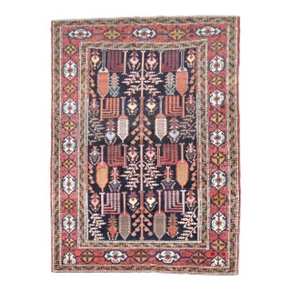 Early 20th Century Tree of Life Persian Bakhtiari Rug - 5' x 6'6" For Sale