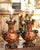 Pair of Mid-Century French Louis XV Chinese Export Porcelain Bronze Lamps For Sale - Image 4 of 9