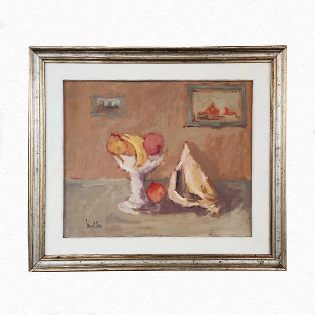1970s Still Life Painting by Alberto Candian For Sale - Image 5 of 5