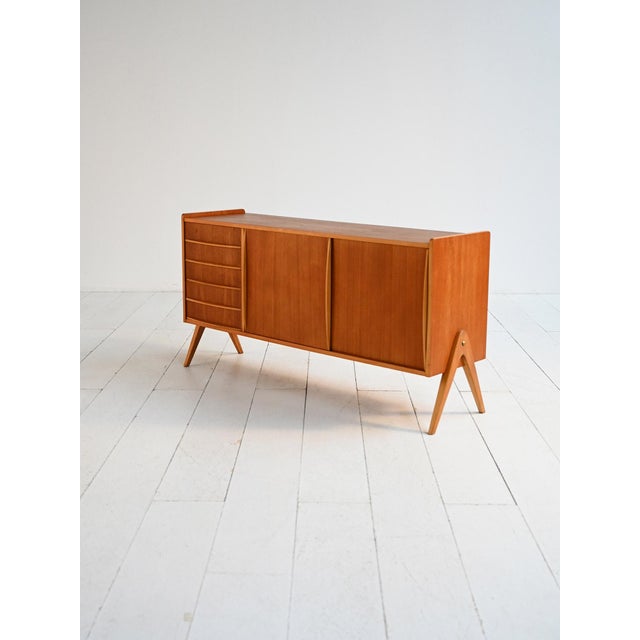 Wood Scandinavian Teak Sideboard, Sweden, 1960s For Sale - Image 7 of 12