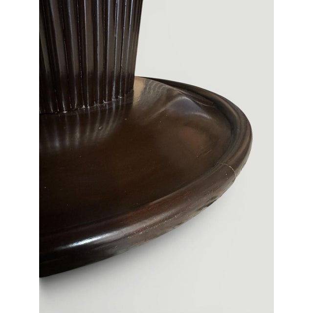 Wood Mid-Century Italian Round Dining Table attributed to Osvaldo Borsani, 1950s For Sale - Image 7 of 18
