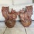 Pair Large 19" Terracotta Foo Dogs Chinese Guardian Lions Vintage Heavy For Sale - Image 11 of 17