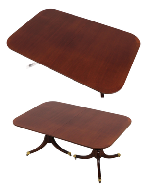 Drexel Regency Style Mahogany Dining Table