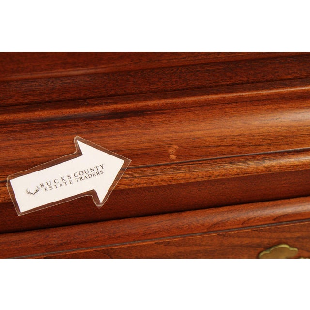 Custom Crafted Queen Anne Style Cherry Highboy Chest For Sale - Image 17 of 18