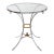 Chrome Round Accent Table in the Manner of Maison Jansen For Sale