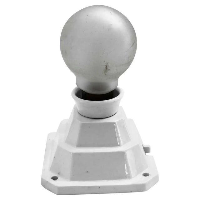 Bauhaus Porcelain Wall Lamp, Germany, 1920s For Sale - Image 15 of 15