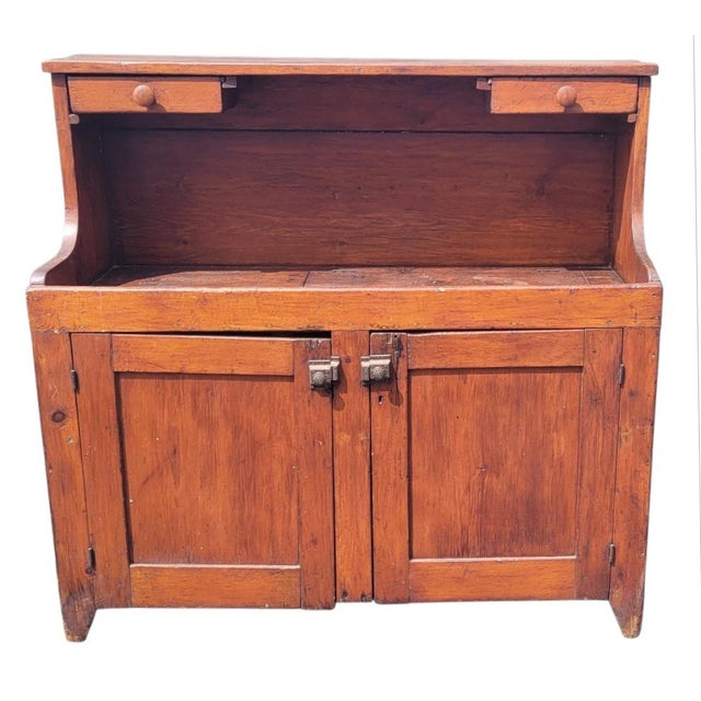 Early 19th Century American Pine Drysink For Sale - Image 15 of 15