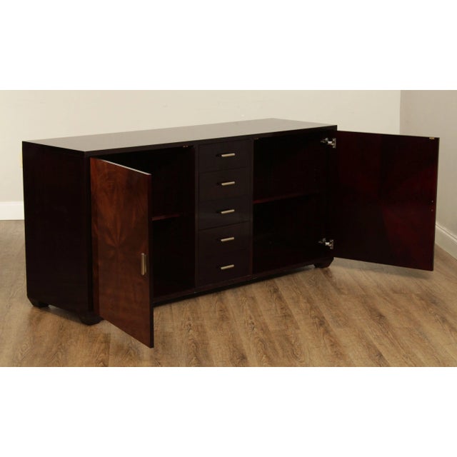 Larry Laslo for John Widdicomb Starburst Door Sideboard For Sale In Philadelphia - Image 6 of 13