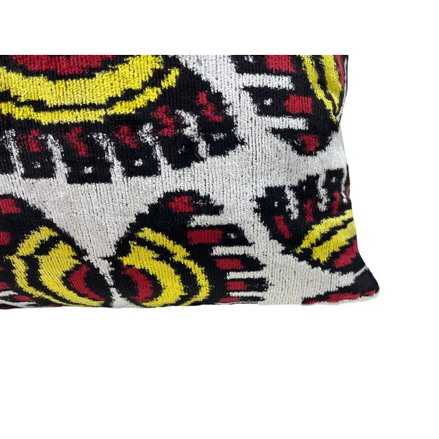 Velvet Silk Cushion Cover with Eye Design, 2000s For Sale - Image 10 of 11