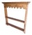 Vintage Natural Pine Wall Shelf Plate Rack For Sale