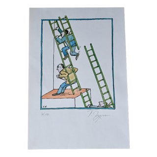 Tomy Ungerer, Social Elevator, 1974, Print For Sale