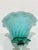 Italian Design Modern Aquamarine Green Art Glass Lit Flower Vase/Table Lamp For Sale - Image 9 of 9