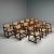 Pierre Jeanneret, French Mid-Century Modern, 12 Box Dining Chairs, Teak, Cane For Sale - Image 4 of 12