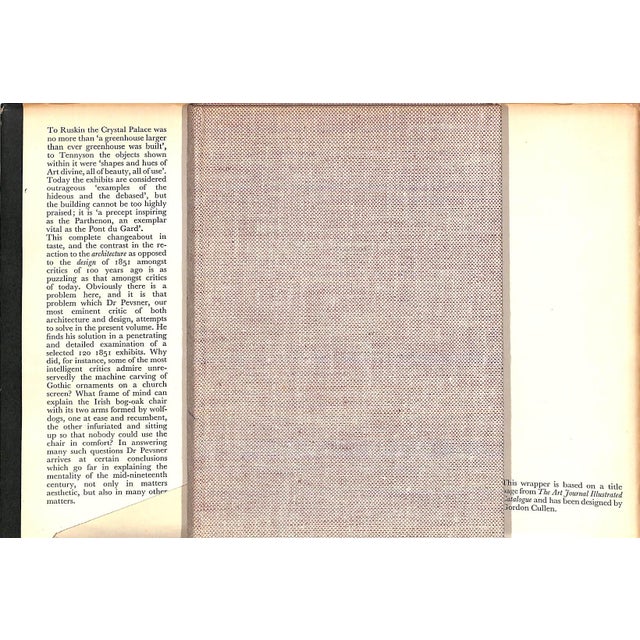 PEVSNER, Nikolaus [162] pp. Architectural Press 1951 7 1/2" x 5 1/4"