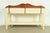 Ethan Allen American Colonial Cream Lacquered Maple Sideboard Buffet Server or Console Table For Sale - Image 13 of 15