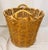 Vintage Natural Woven Wicker Laundry Basket For Sale - Image 9 of 9
